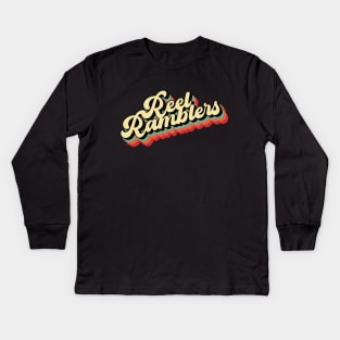 Reel Ramblers Full Colour Design Kids Long Sleeve T-Shirt